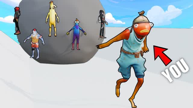 🗿Survive the Giant Falling Rock!