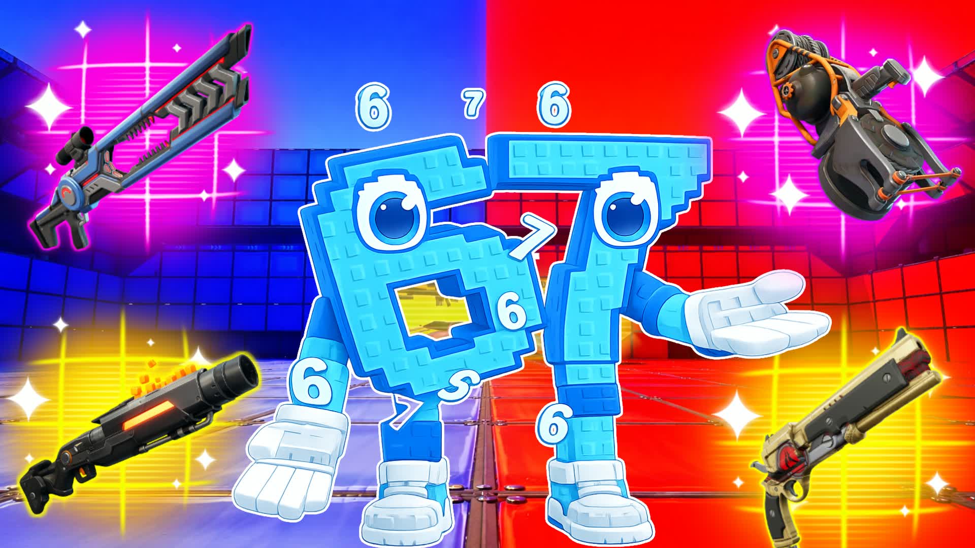 SUPER MEGA FUN RED VS BLUE 🔴🔵SEBAXIO