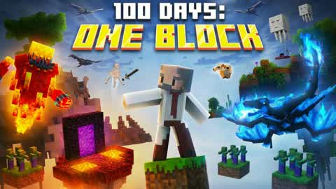 ONE BLOCK SURVIVAL [100 days]