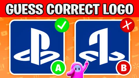 GUESS THE REAL LOGO 🔍PARKOUR MINIGAME💎