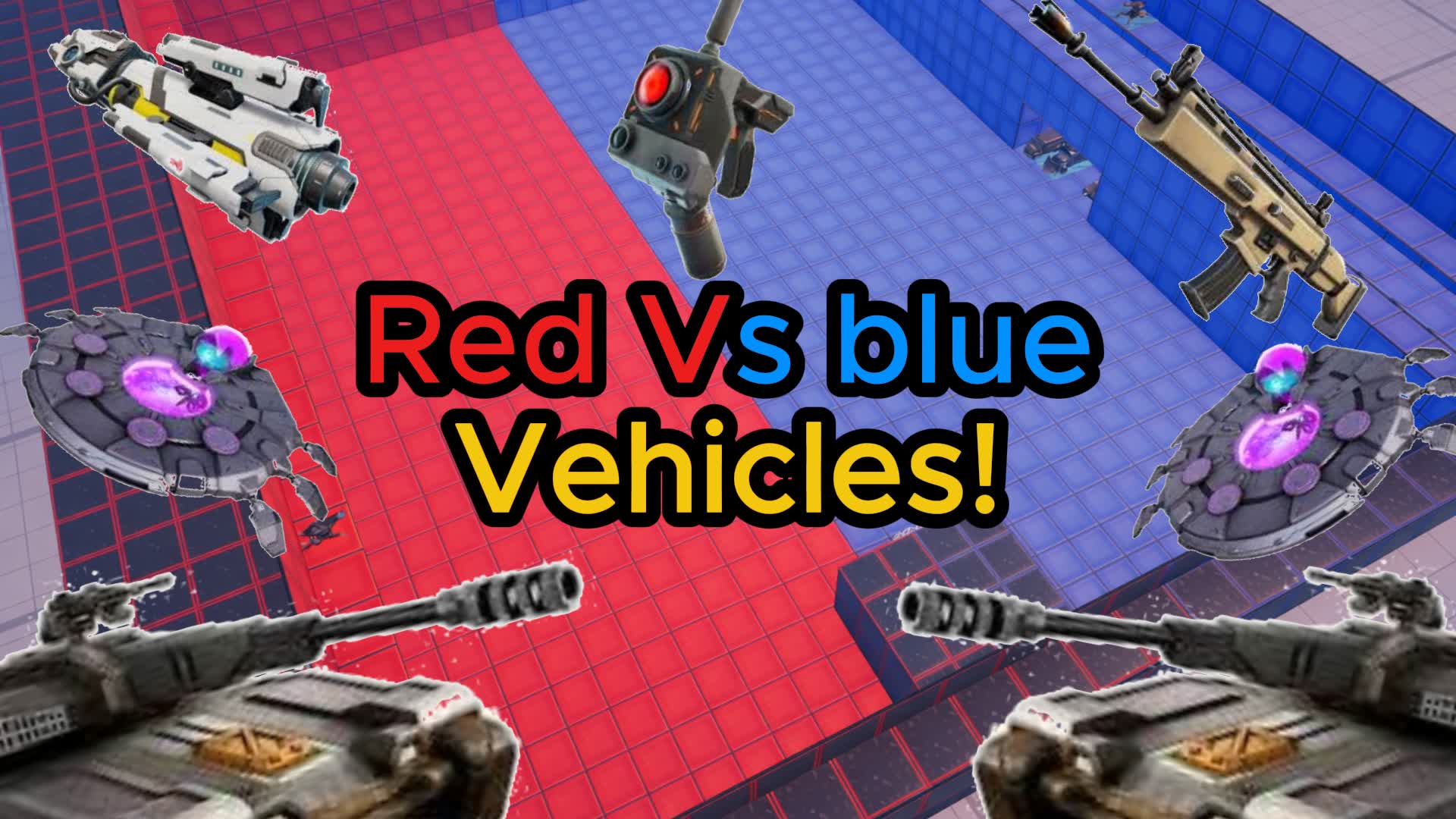 Red VS blue Vehicles!
