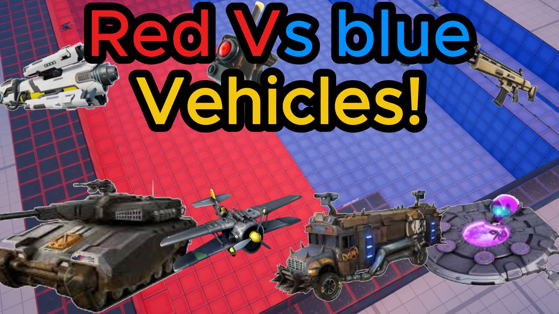 Red VS blue Vehicles!