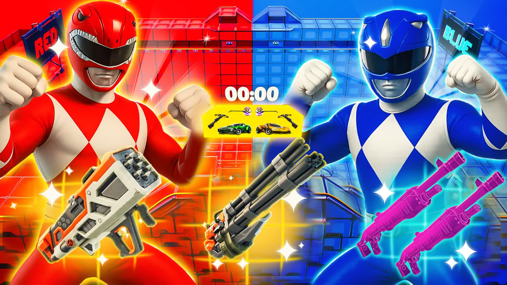 SUPERPOWER RANG3RS 🔥 RED VS BLUE🔴🔵