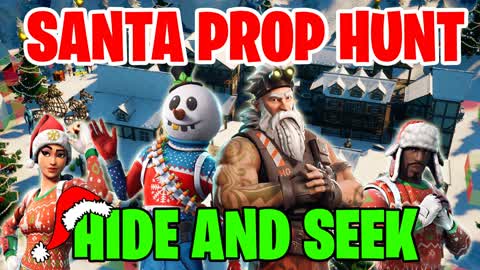 🎅 SANTA PROP HUNT 🧸 HIDE AND SEEK 🎄