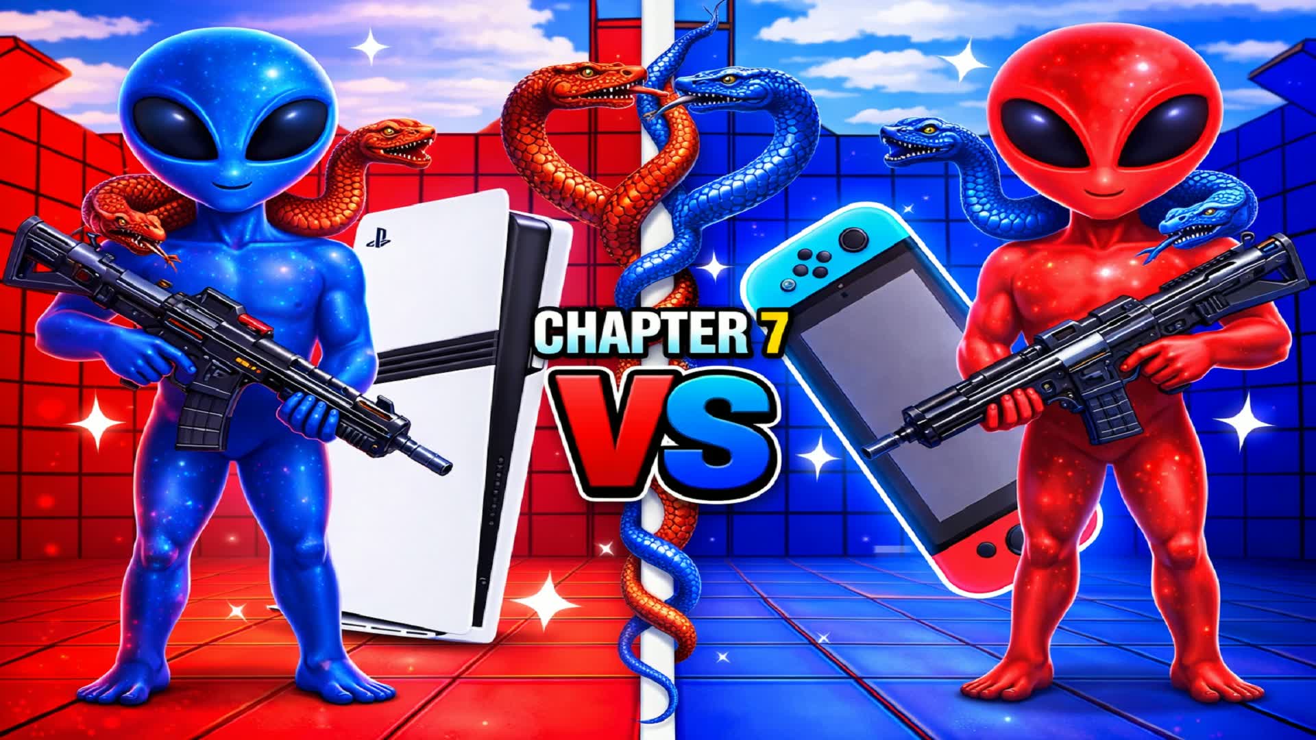 赤VS青 🔴RVB🔵クレイジー