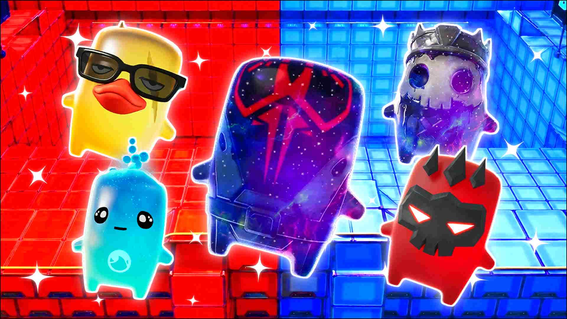 BLUE VS RED NEON BLAST 🔵🔴