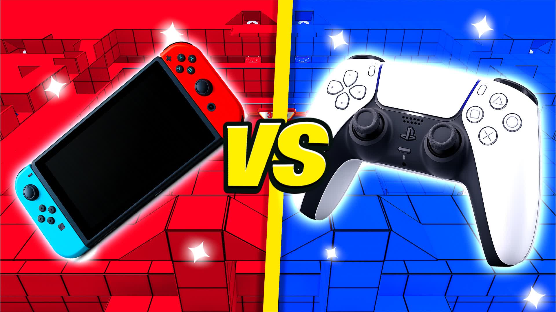 SWITCH VS PS v7 UNBELIEVABLE RED VS BLUE