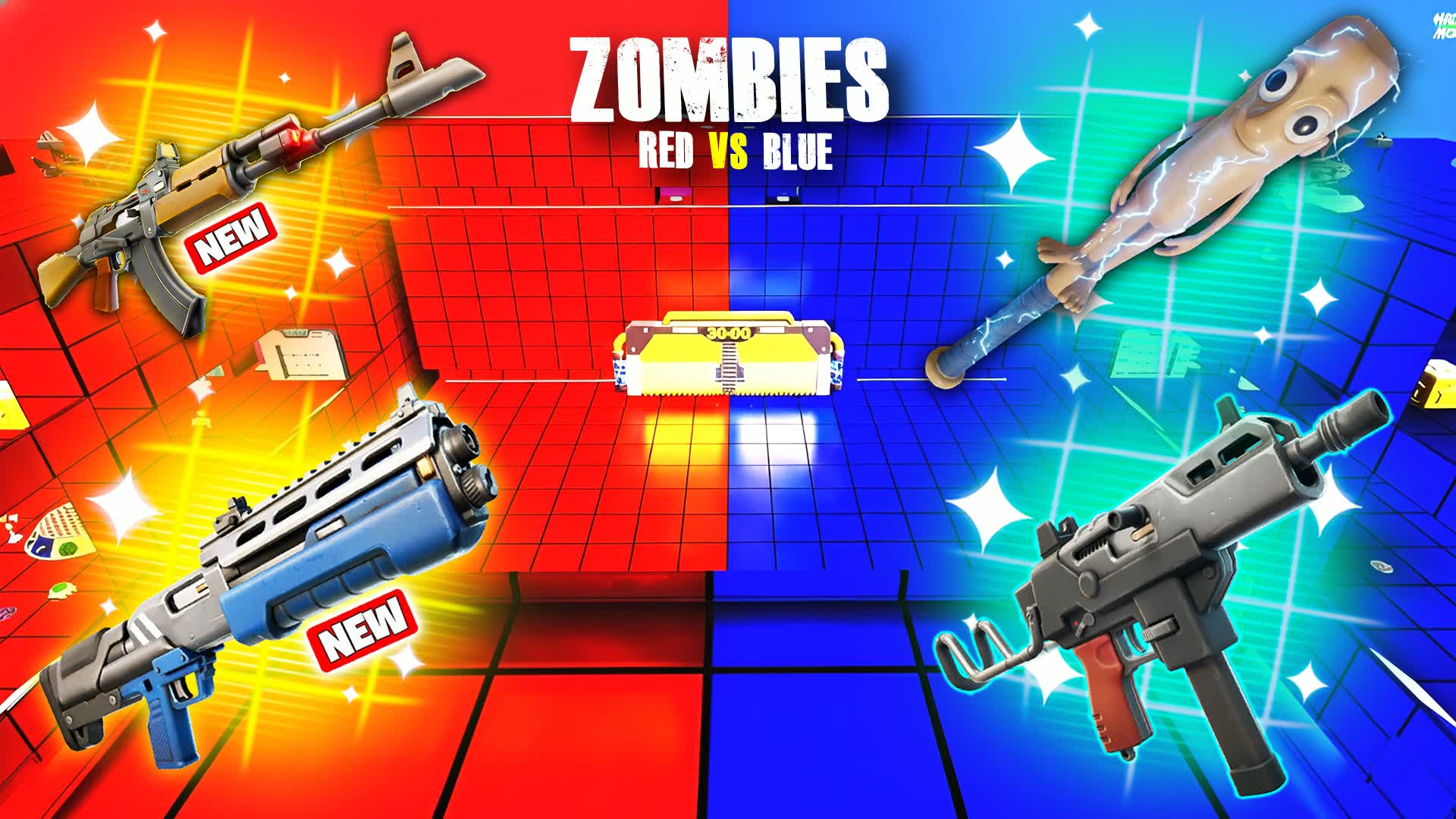 ZOMBIES RED Vs BLUE 🔴🔵🧟