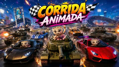Animated race