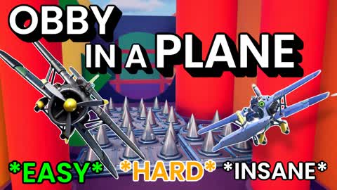 PLANE Obstacle Course - EASY OBBY AIR