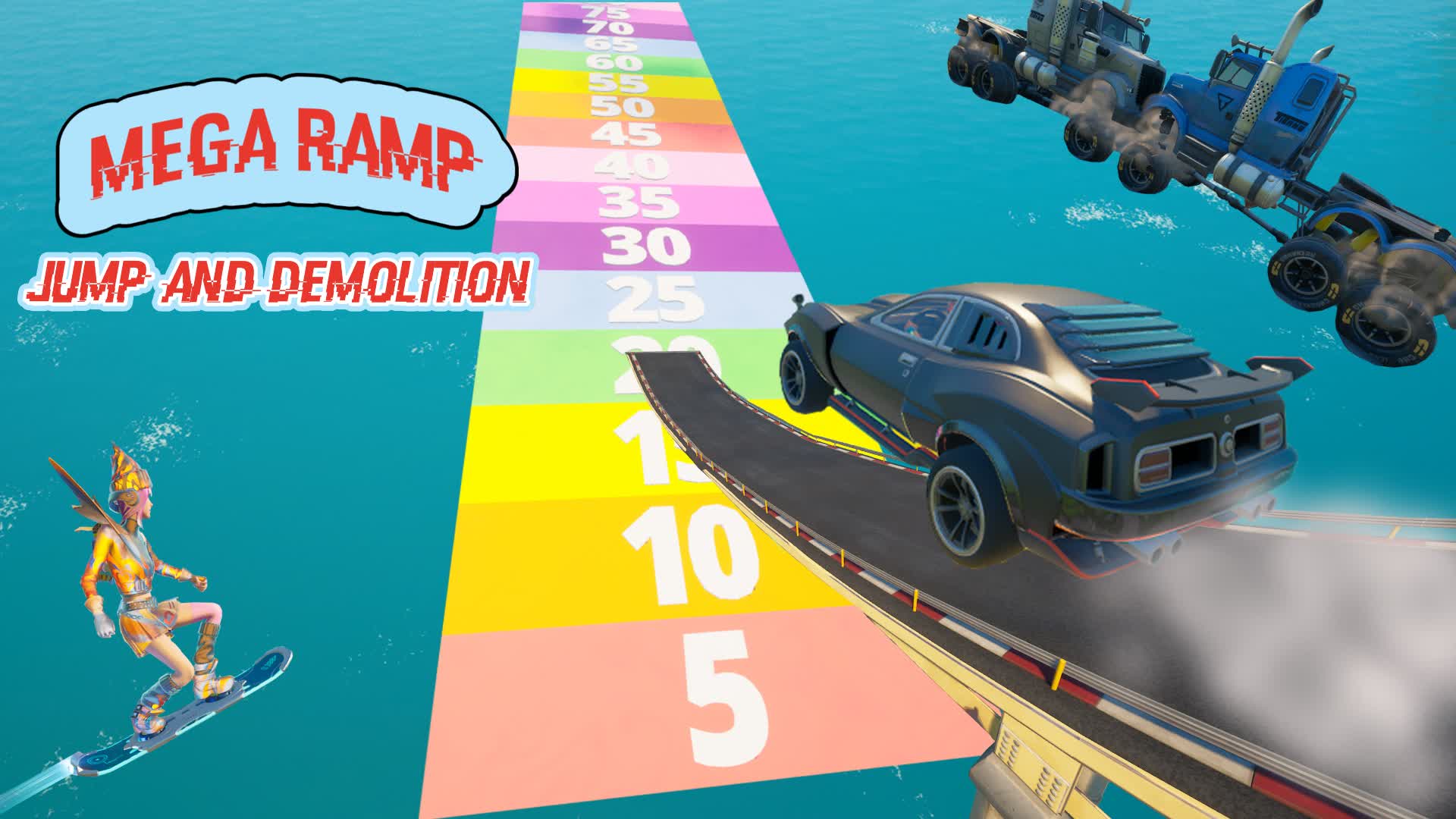 Mega Ramp Jump And Demolition 920001567449 من ابتكار nocturnaleclipse