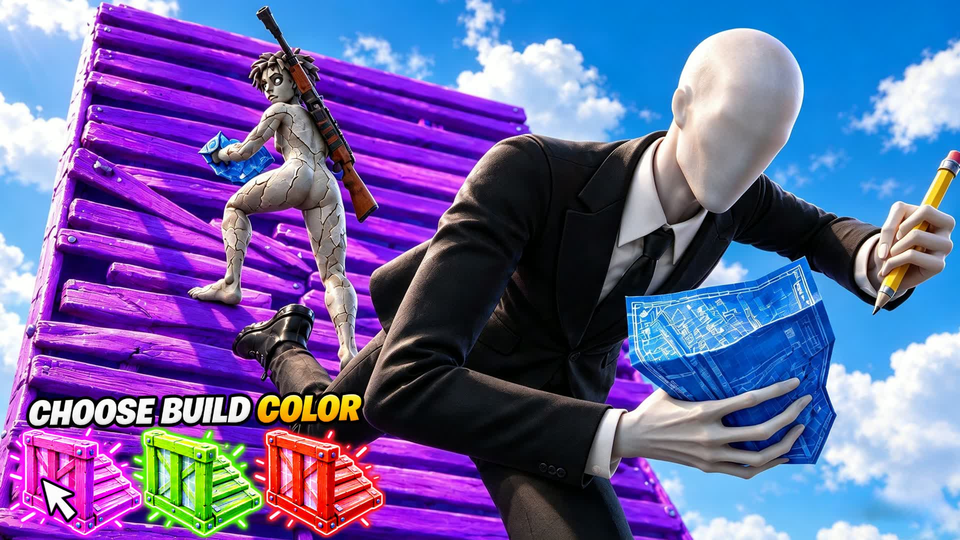 1v1 Color Build Fight [ezjiozi]