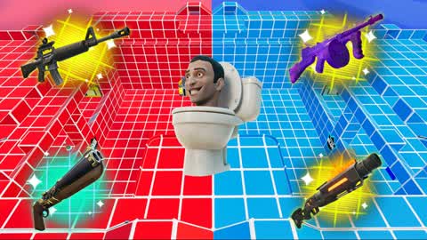 CRAZY RED VS BLU SKIBIDI TOILET