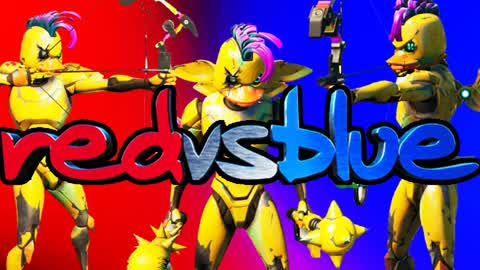 المعركة RED VS BLUE 🔴🔵