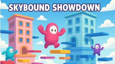 "Skybound Fall Guy: Leap or Lose!"