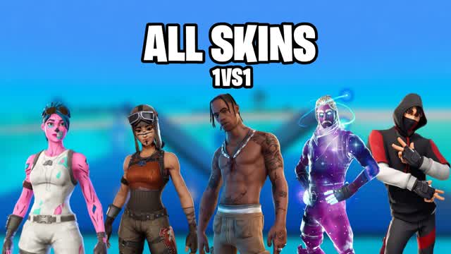 1VS1 ALL SKINS 🔫