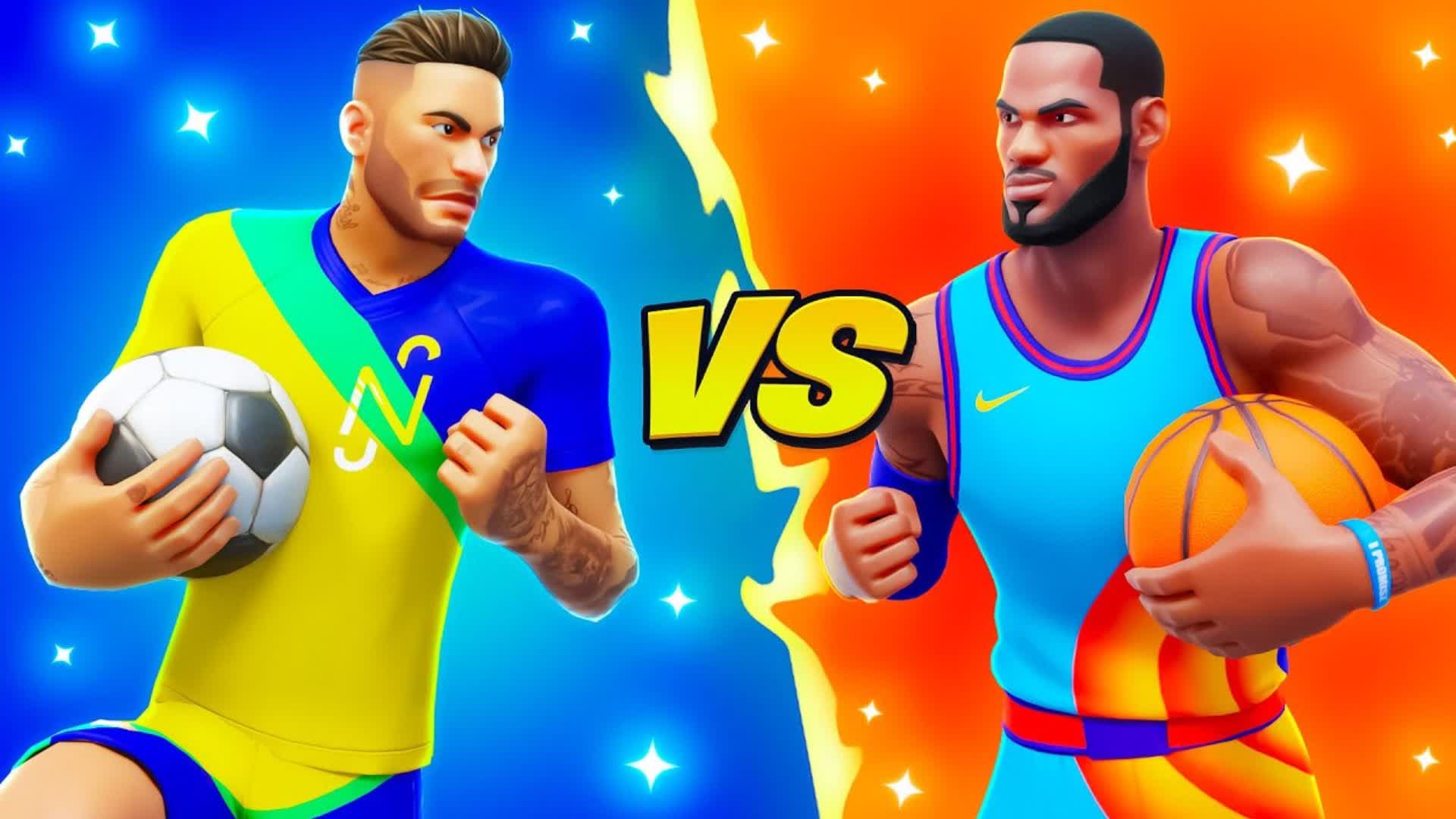 🔵FOOTBALL VS BASKETBALL🔴 292181221052 by test Fortnite Creative Map