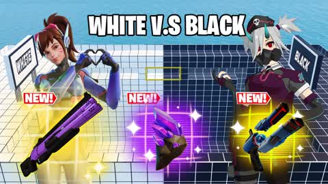 SUPER WHITE VS BLACK