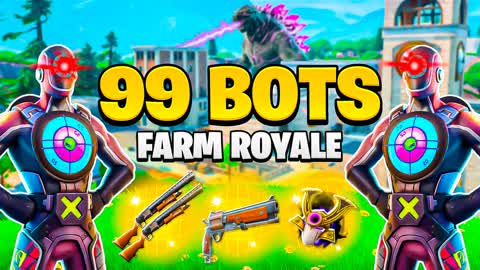 99 BOTS FARM ROYALE BASE WARS🤖🎯