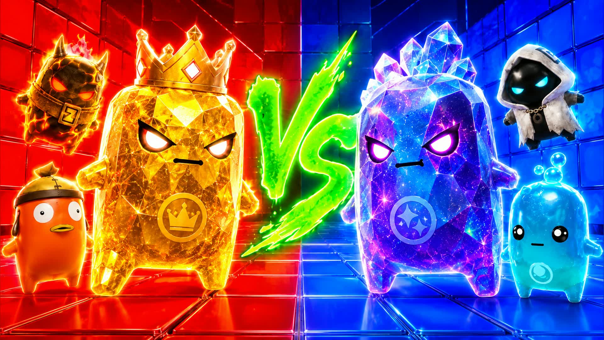 RED VS BLUE MEGASTRIKE 🔴🔵