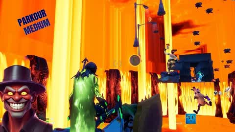 "Inferno Rush: Lava Parkour Challenge"