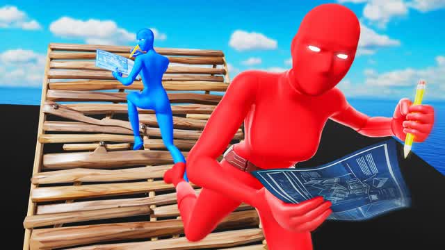 CRAZY 1V1 BUILD FIGHT 🔴🔵