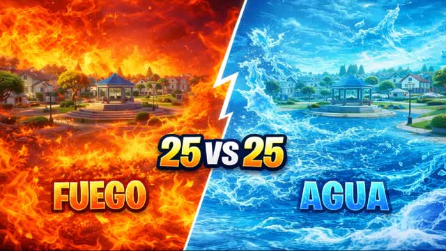 25VS25 FUEGO CONTRA AGUA