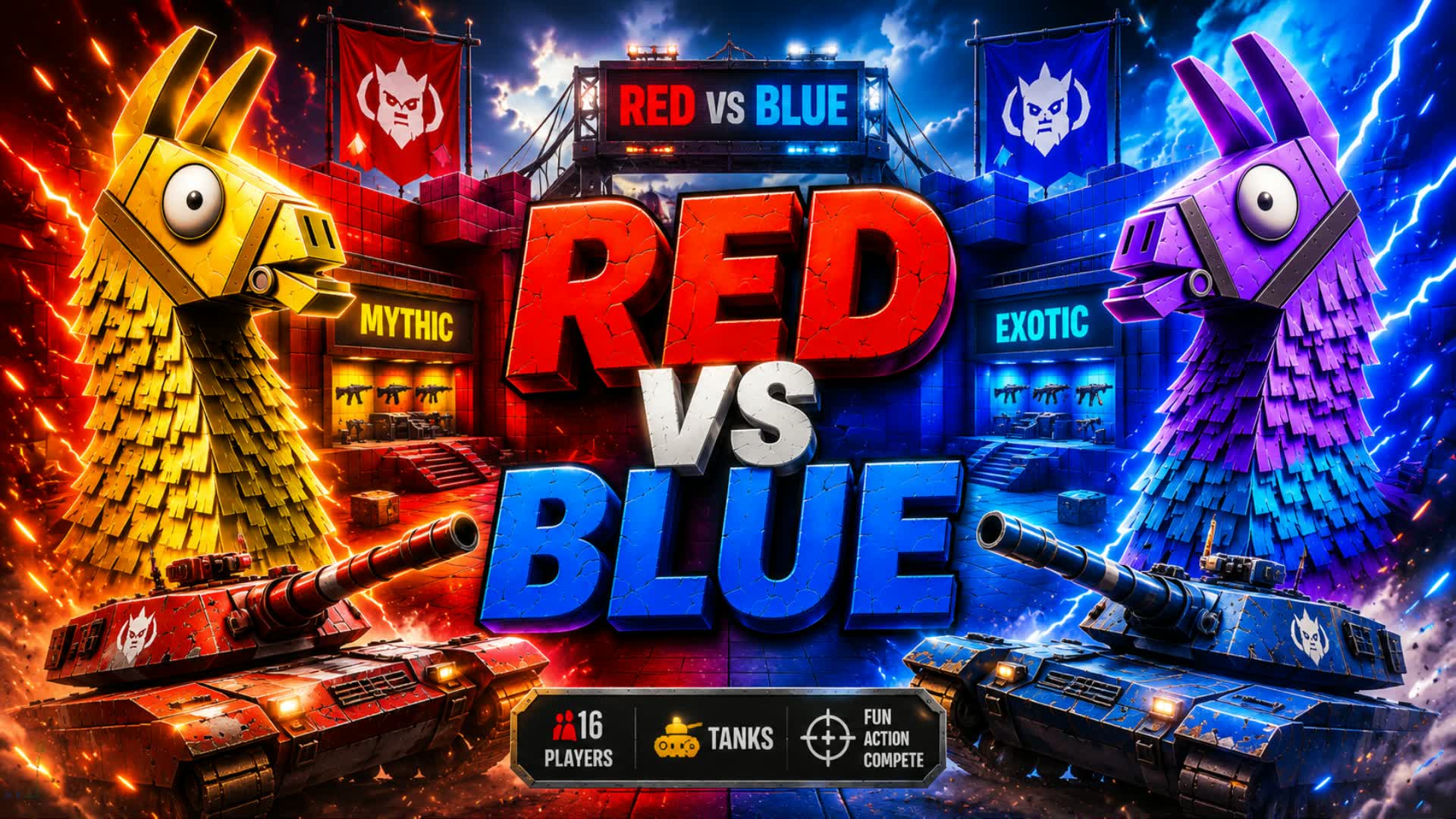 RED vs BLUE LAMA TANK