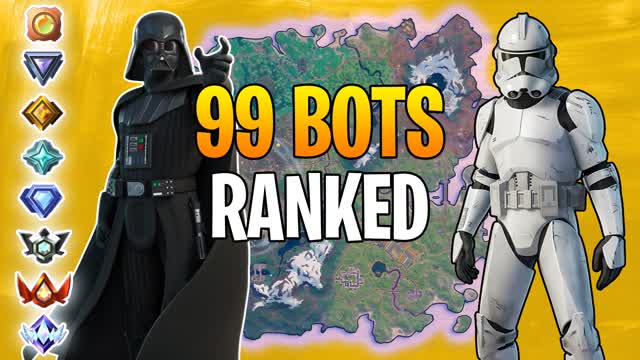 CRAZY 99 BOTS ROYALE RANKED â