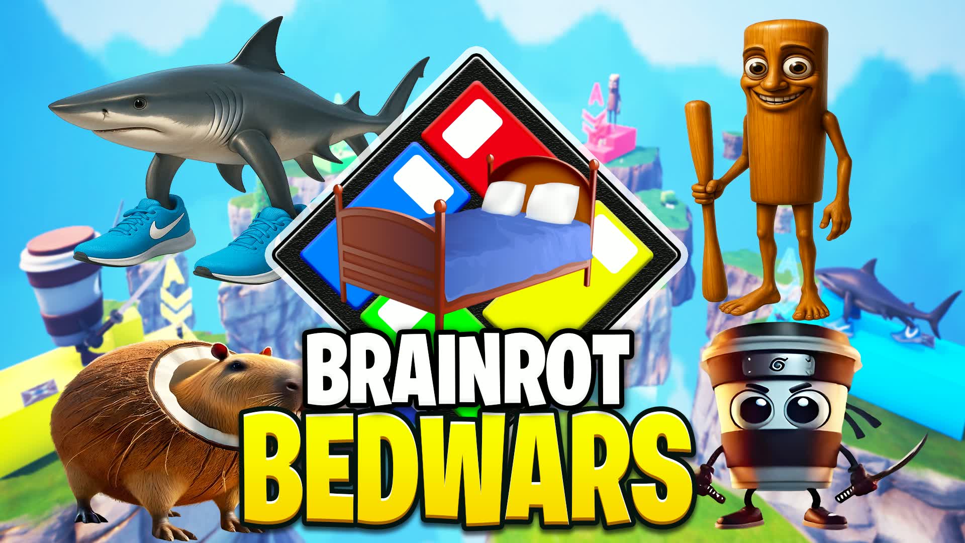 🦈SUPER BRAINROTベッドウォーズ🛌