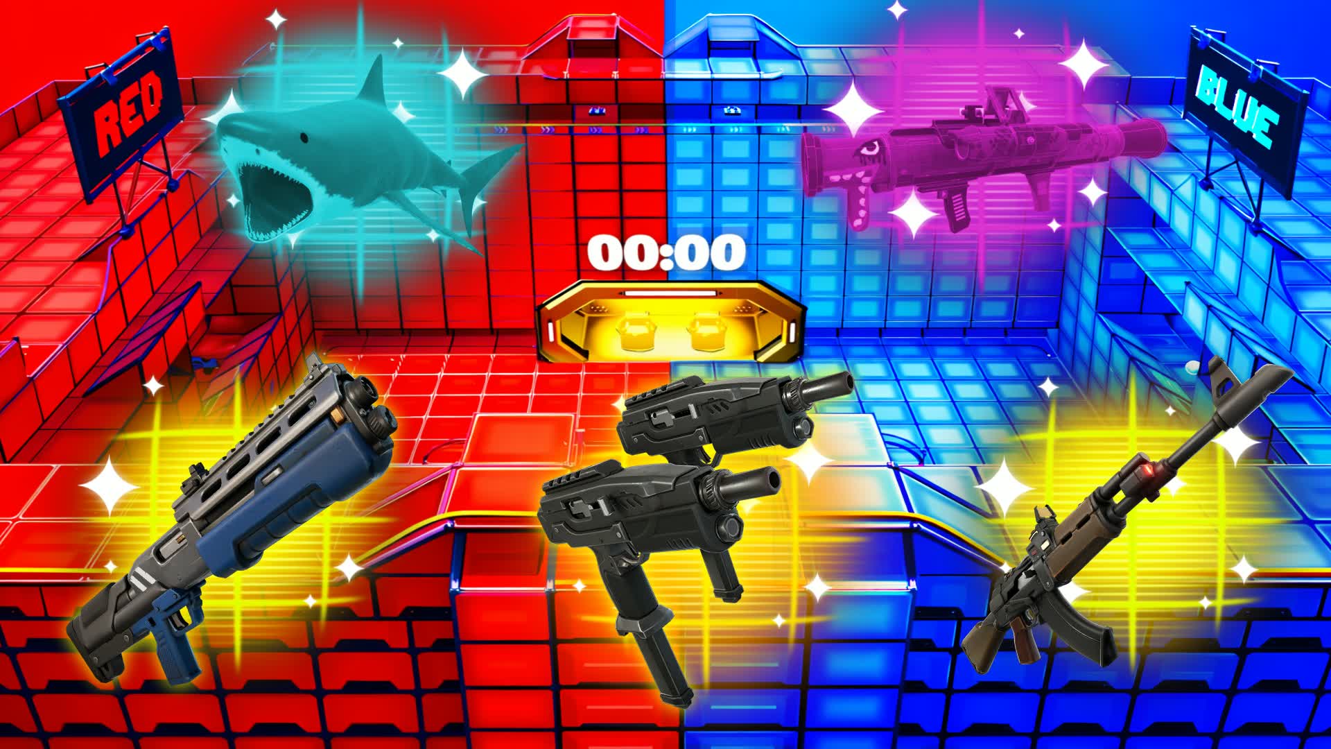 SUPER RED VS SUPER BLUE