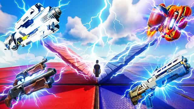 CRAZY 1V1 FFA - ALL GUNS & RIDES المعركة