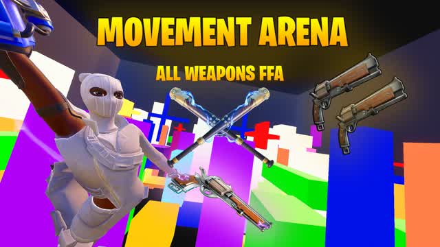 🤸♂️Movement Arena FFA🏃 ALL WEAPONS❗️