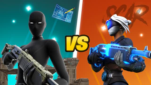 1v1 Red VS Blue BuildFight!😎
