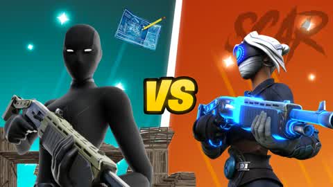 1v1 Red VS Blue BuildFight!😎