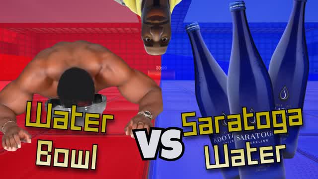 Water Bowl VS Saratoga Water RED VS BLUE
