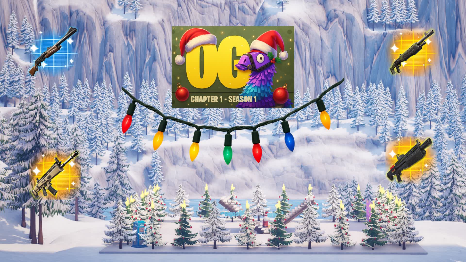 クリスマス1v1/1v1v1 b0rk0でマップをリロード