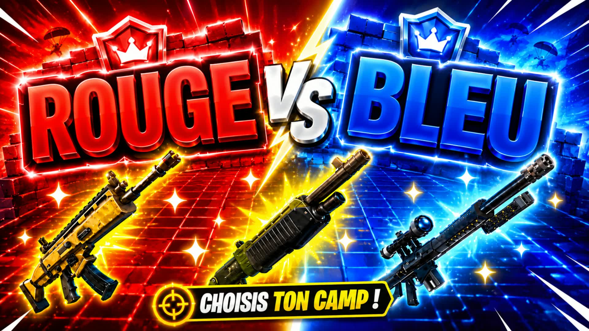 ROUGE CONTRE BLEU 🔴🔵