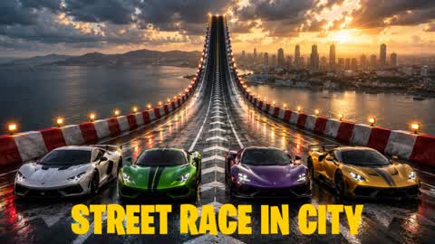STREET RACE IN CITY