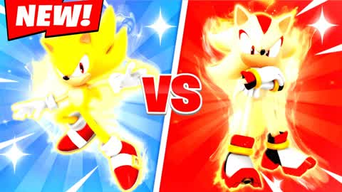 SONIC VS SHADOW - CHAOS RED VS BLUE 🔴🔵