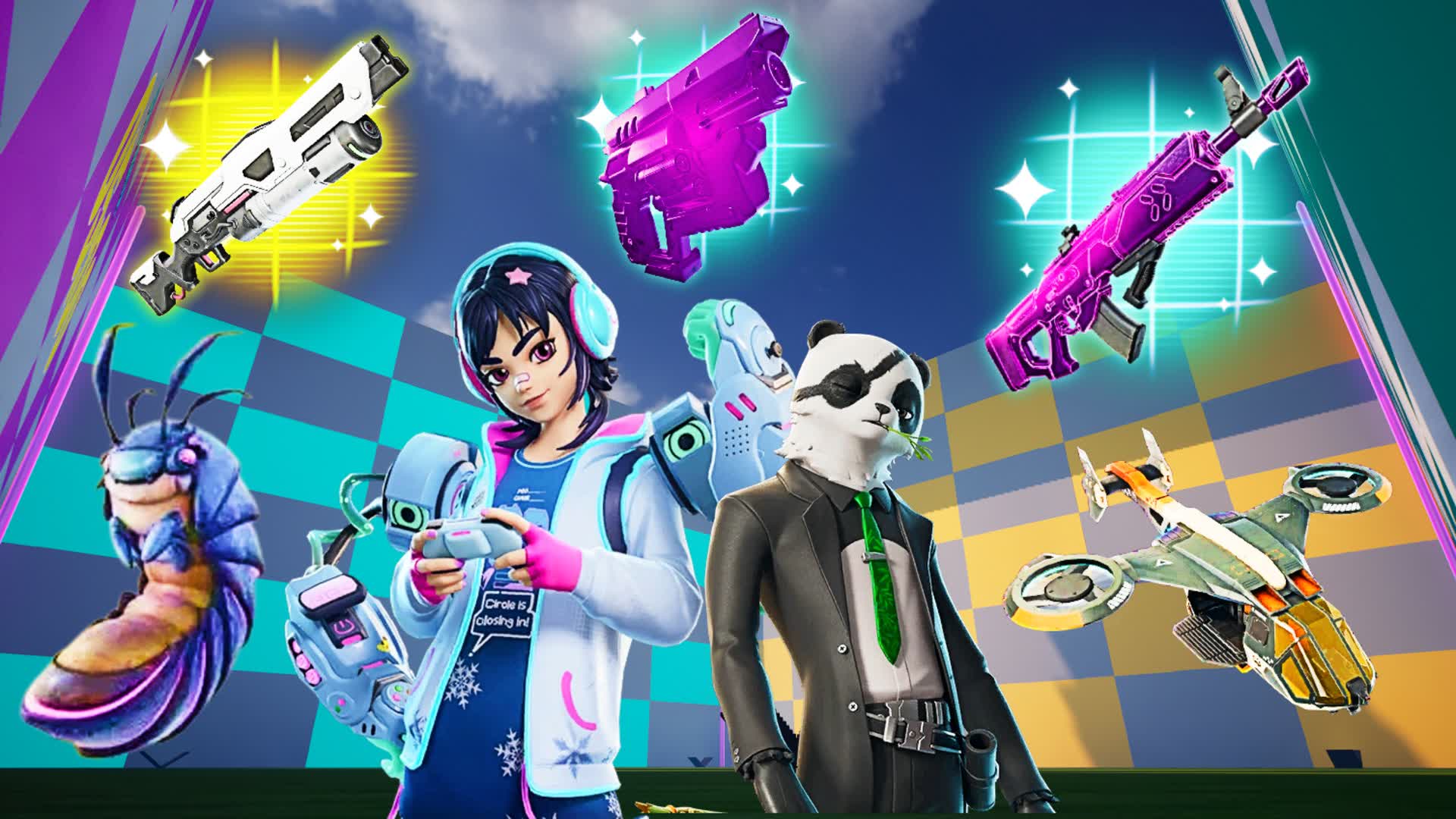 MEGA 1V1: ALL GUNS AND VECHICLES