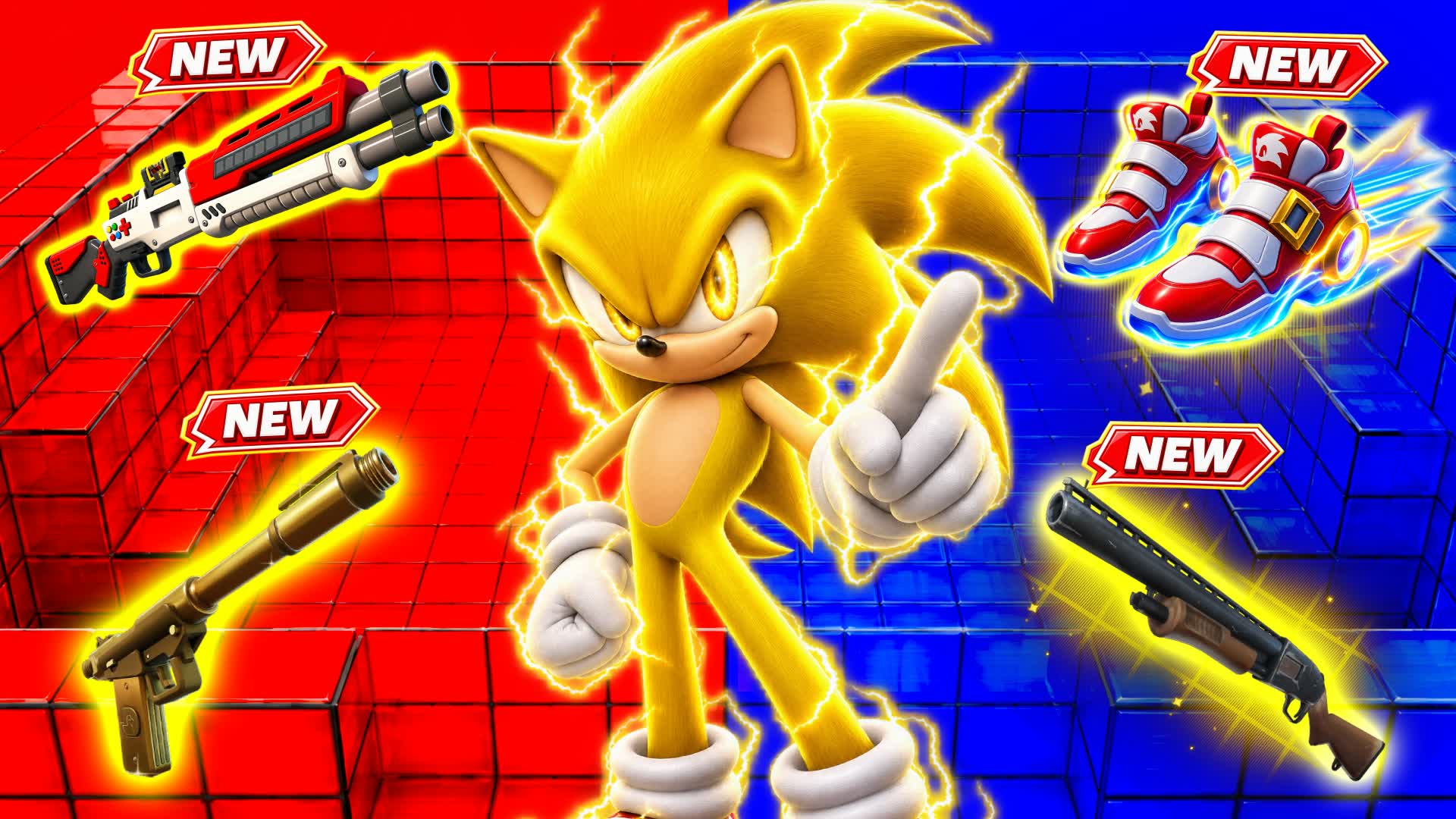 Sonic rvb red vs Blue