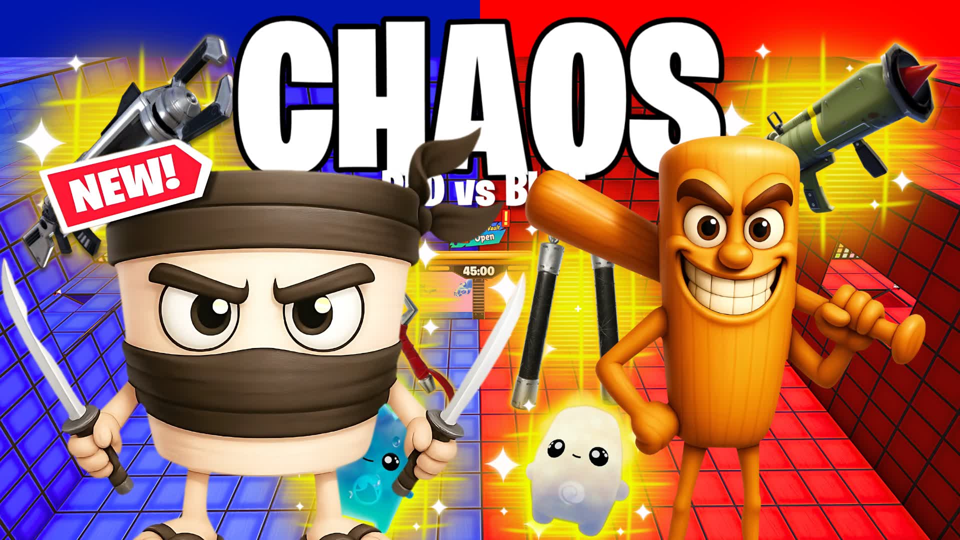 CHAOS BRAINROT RED VS BLUE 🔴🔵