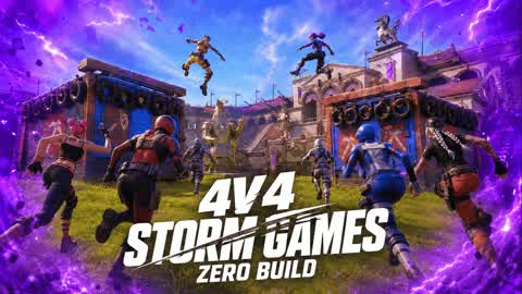 Zero Build Storm Games 4v4-1v1