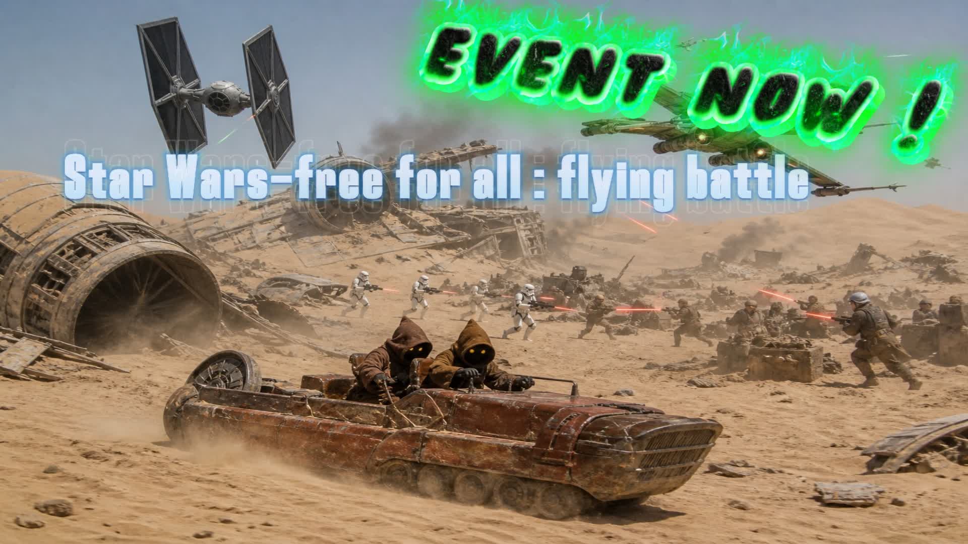 Star wars free for all - flying battle