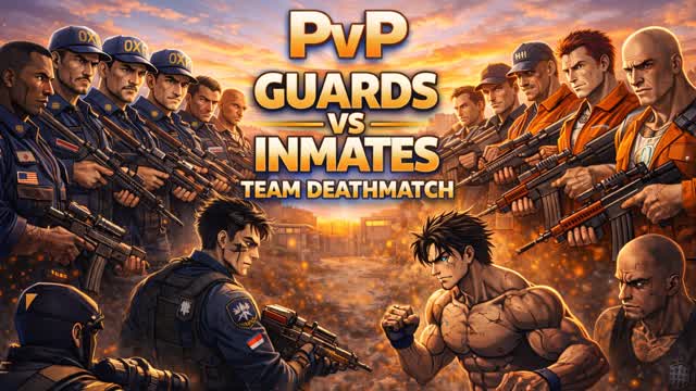 Guards vs Inmates Team Deathmatch PVP