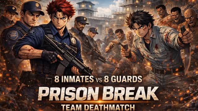 Guards vs Inmates Team Deathmatch PVP