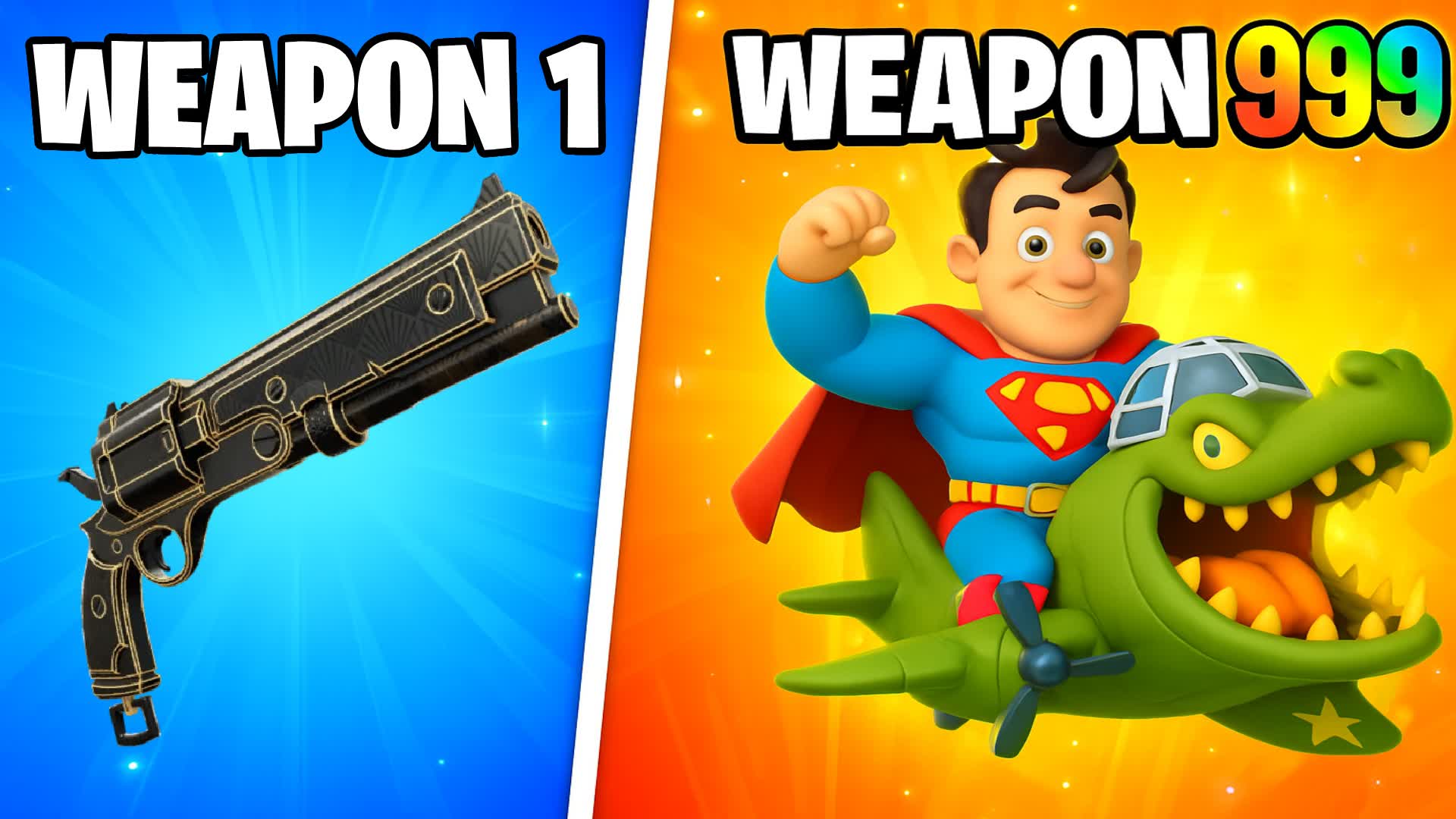 🦸‍♂️SUPER GUN GAME🔫ONE SHOT💥COCODRILO