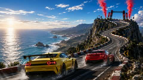 THE MOUNTAIN CARS BATTLE