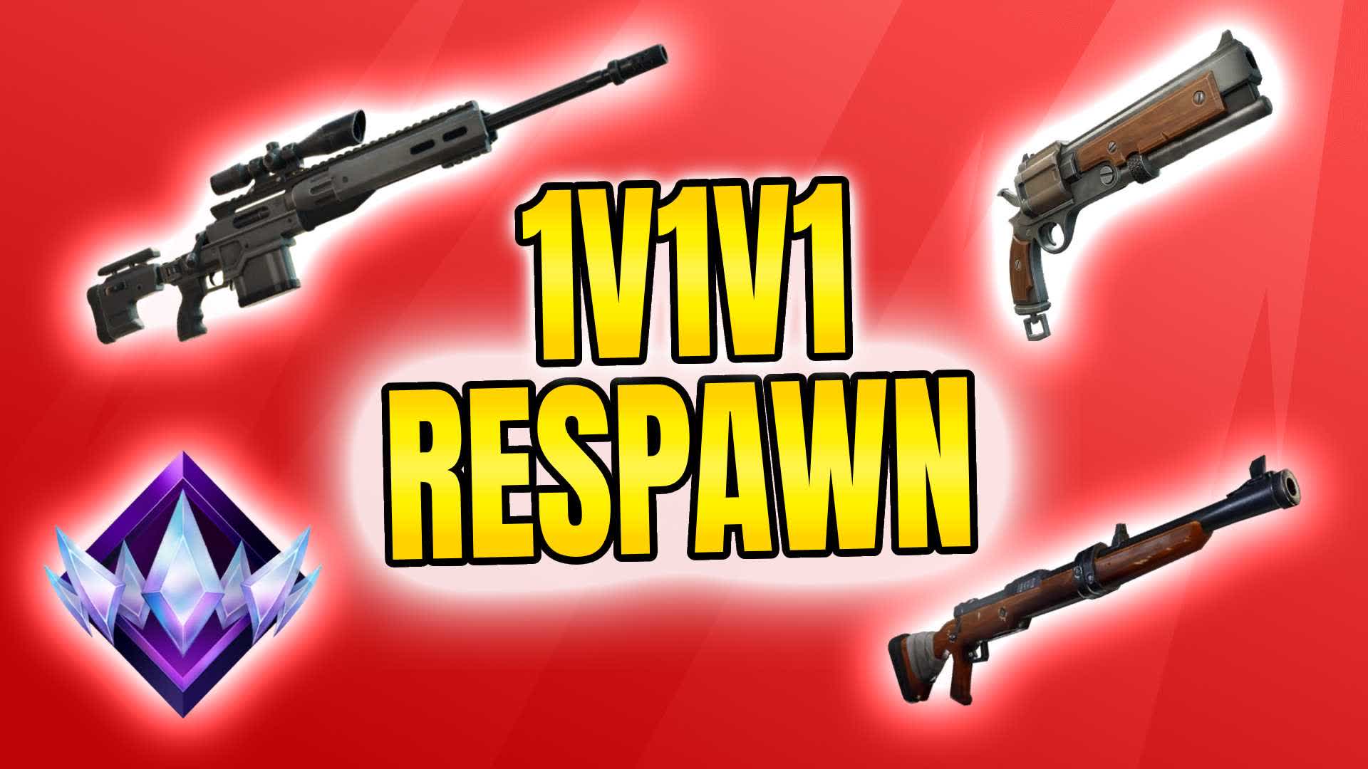 ZERO BUILDS 1v1v1 Sniper FFA